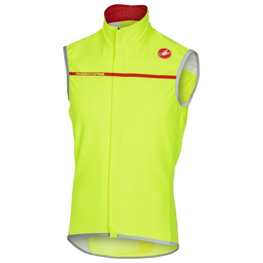 Castelli Mens Perfetto Cycling Vest - Fluro Yellow