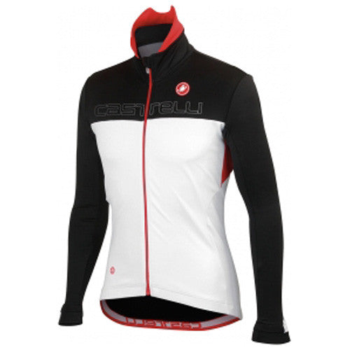Castelli Mens Poggio Cycling Jacket - White Red