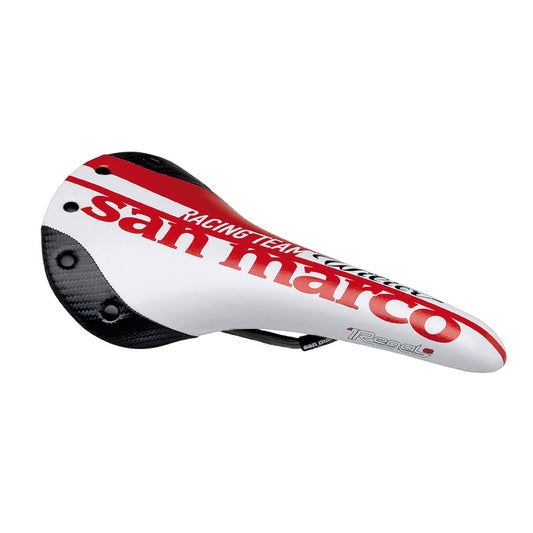 San Marco Regal Carbon Rail Saddle - Red / White