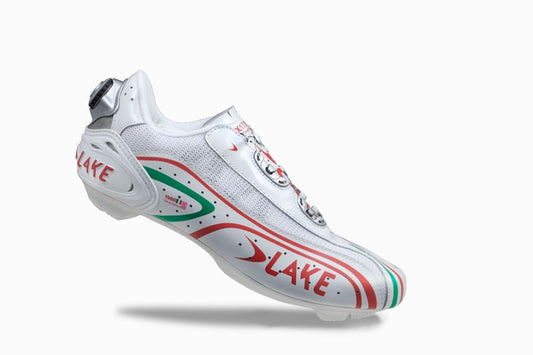 Lake Mens CX170 Road BOA Cycling Shoes - Italian Tricolor