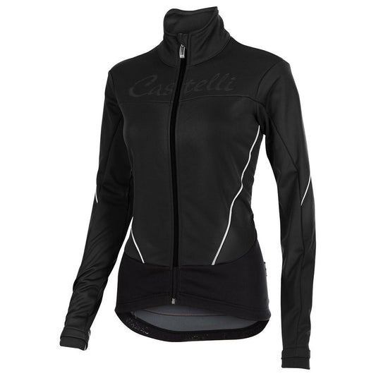 Castelli Womens Mortirolo Cycling Jacket - Black